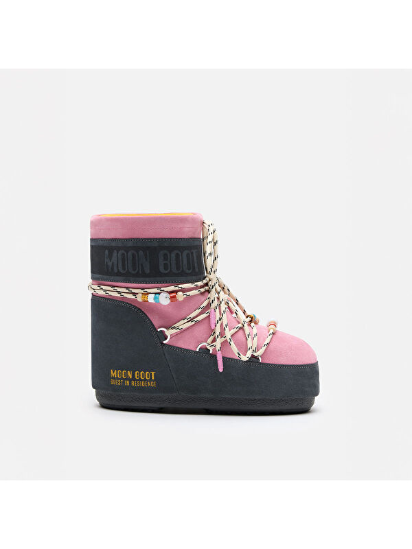 Moon Boot Kadın Bot (Kar) 80D1409730 MB X GIR ICON LOW SUEDE BEADS