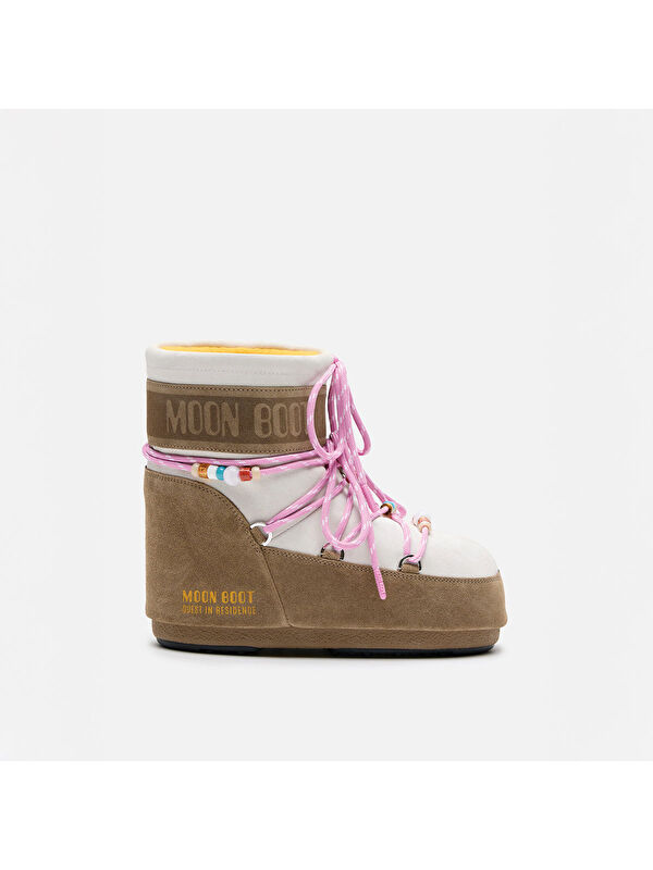 Moon Boot Kadın Bot (Kar) 80D1409730 MB X GIR ICON LOW SUEDE BEADS