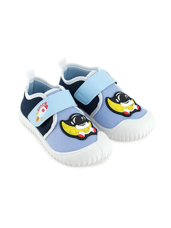 Yazlık Erkek Çocuk PVC Taban Cırt Cırtlı Ayarlanabilir Keten Günlük Ayakkabı - Görsel 4