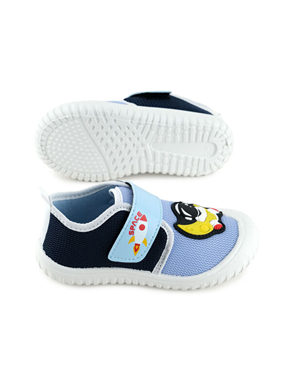 Yazlık Erkek Çocuk PVC Taban Cırt Cırtlı Ayarlanabilir Keten Günlük Ayakkabı - Görsel 6