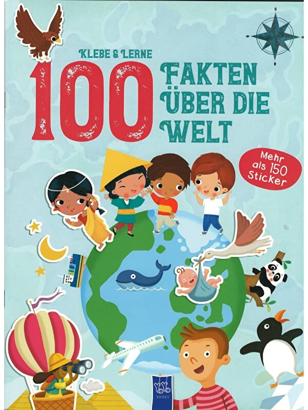 Yoyo Books Klebe & Lerne - 100 Fakten über die Welt