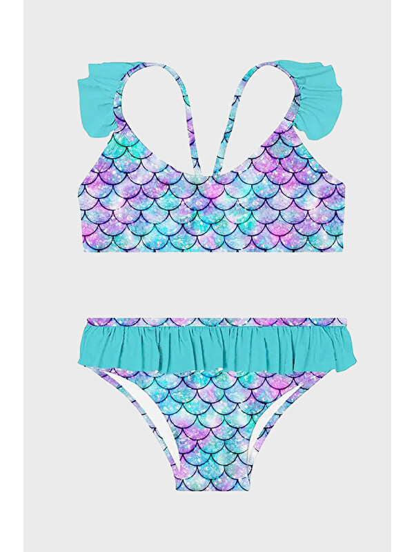 Slipstop Miranda Junior Kolay Kuruyan Uv Korumalı Fırfırlı Bikini SB2611000104
