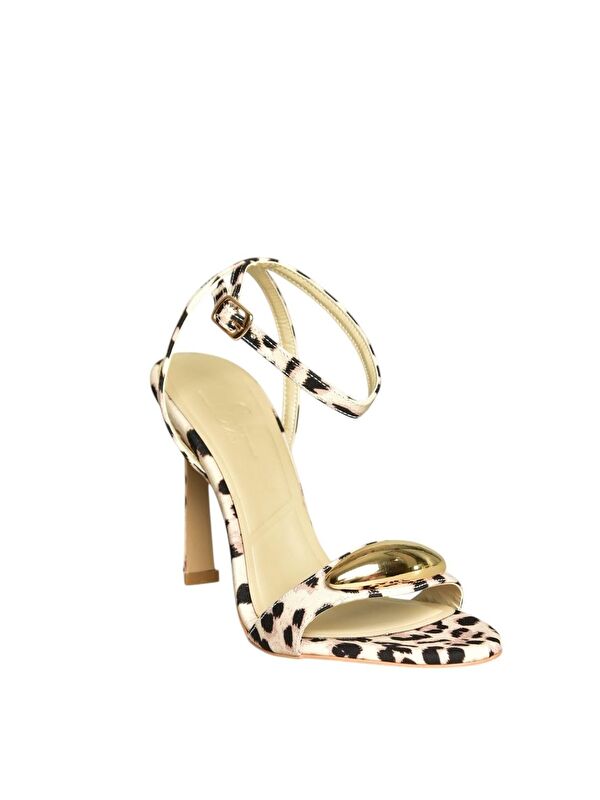 Bej Kadın Topuklu Ayakkabı U6765858 - Görsel 7