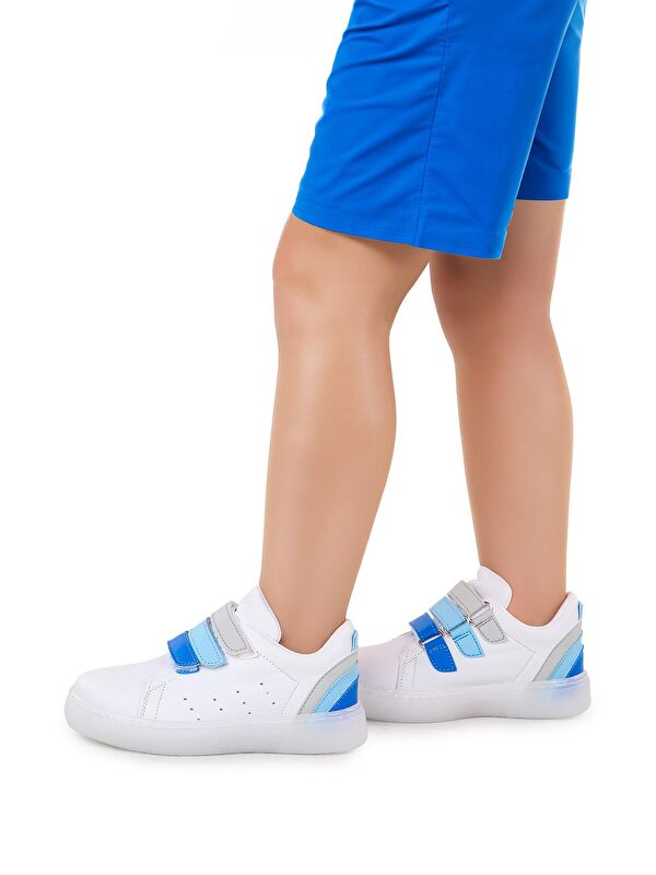 Lunce Cırtlı Işıklı Erkek Çocuk Spor Ayakkabı - Görsel 3