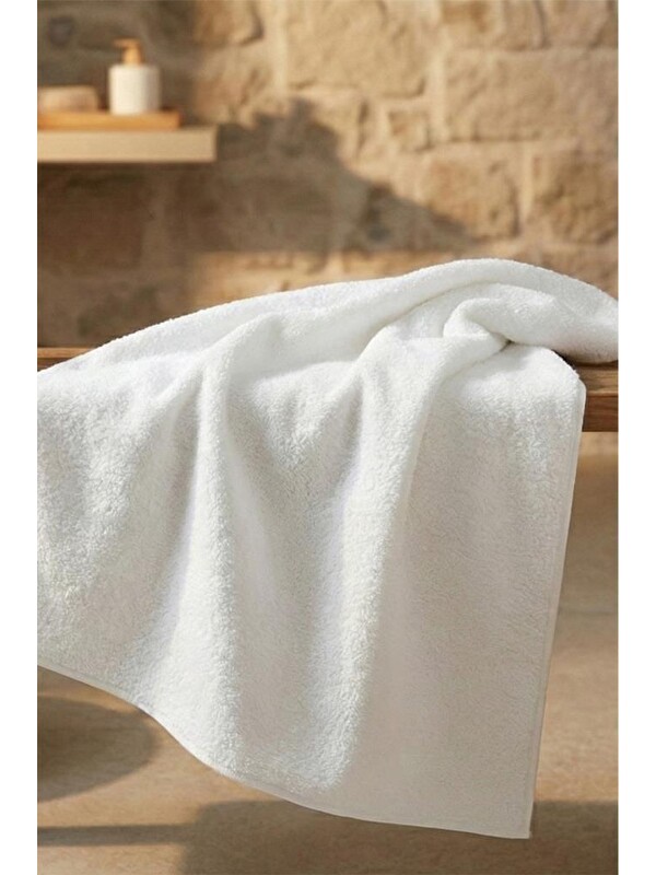 Çeyiz Diyarı White Pamuk %100 Pamuk 50x90 cm El Yüz Havlusu