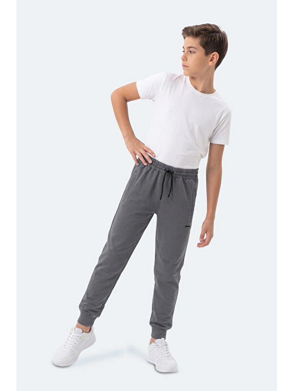 SLAZENGER PEGGY Unisex Koyu Gri Eşofman Altı