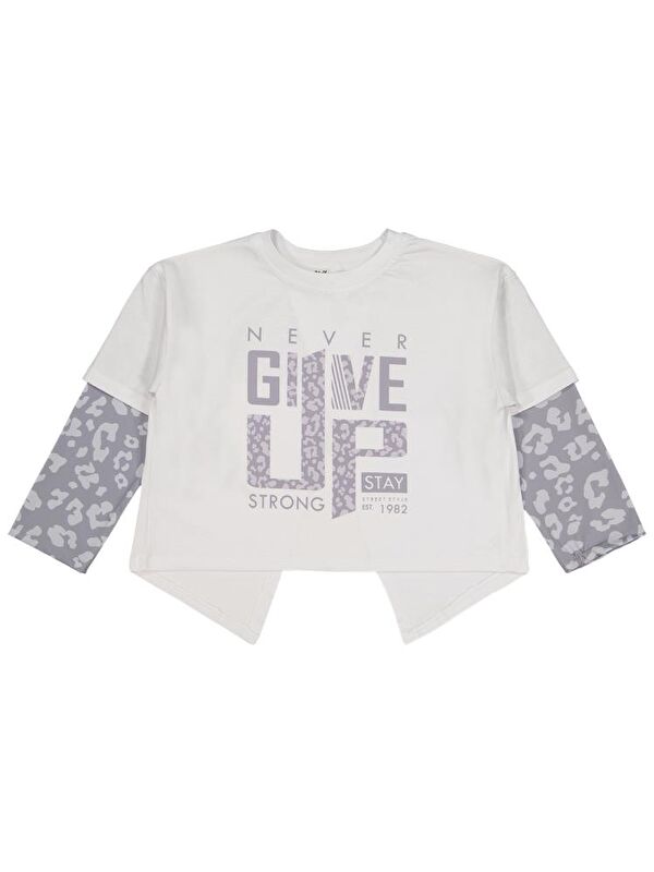 Civil Girls Leopar 6-9 Yaş Sweatshirt