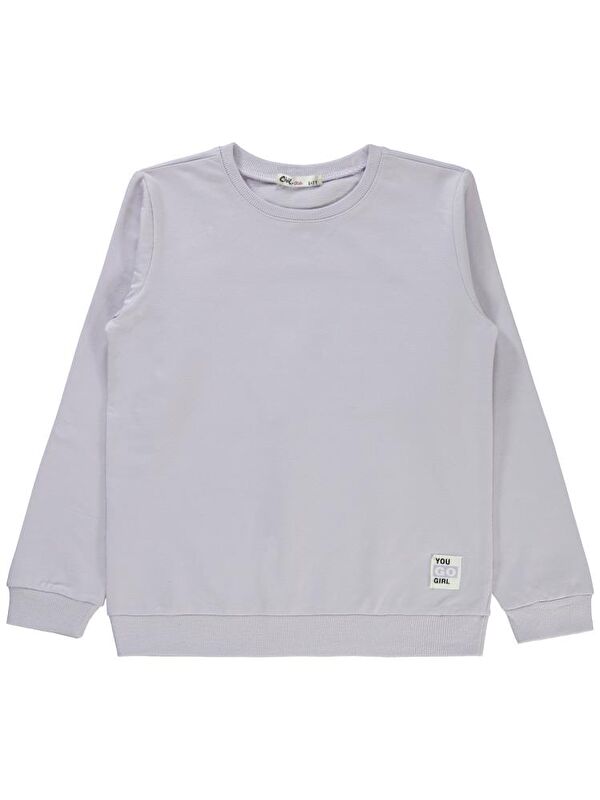 Civil Girls Basic 6-9 Yaş Sweatshirt - Lila8-9 Yaş