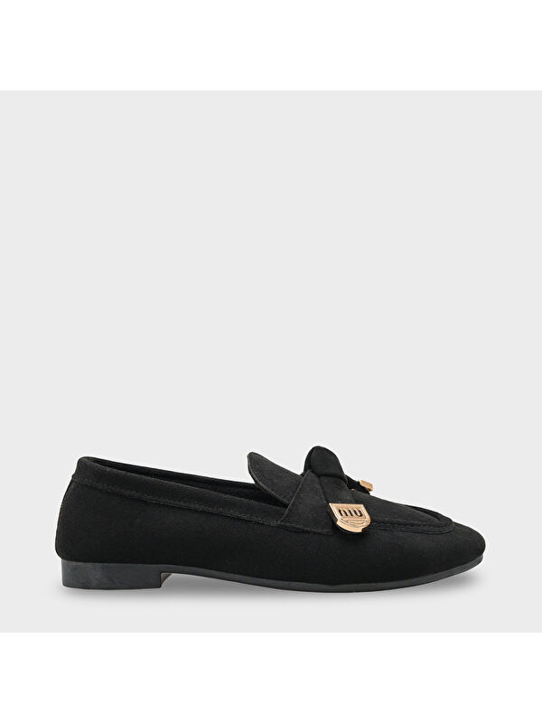 Capone Outfitters Janessa Metal Tokalı Yumuşak Kadın Loafer Ayakkabı