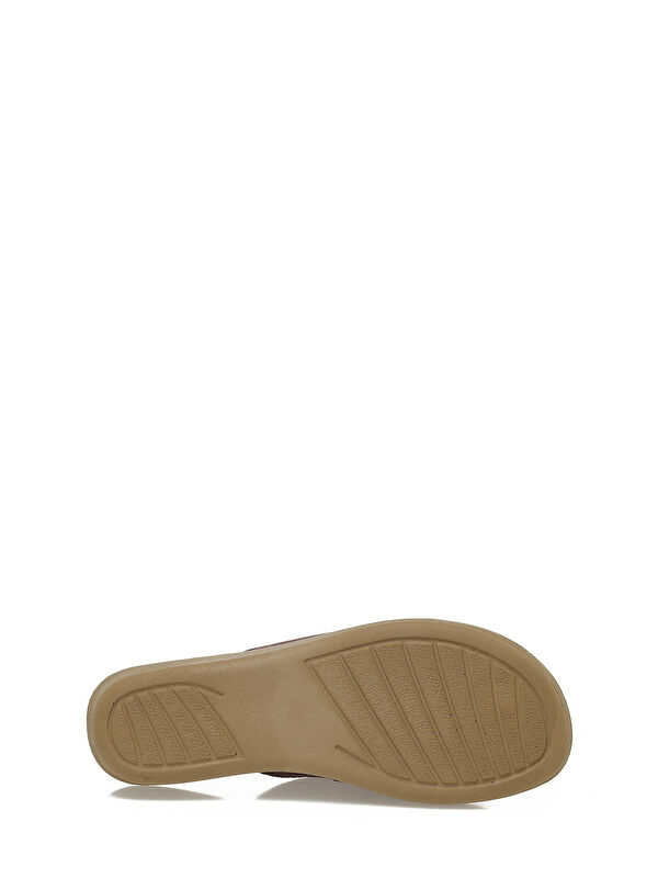 609008.Z5PR Bordo Kadın Dolgu Topuk Terlik - Görsel 7