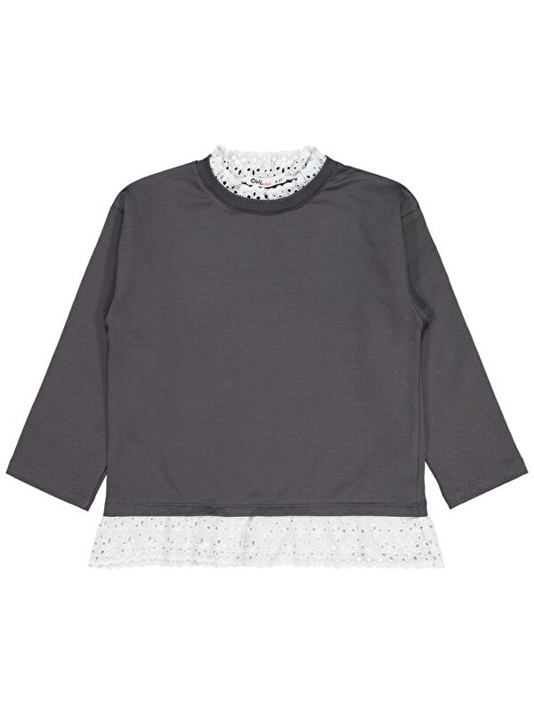 Civil Girls Brodeli 6-9 Yaş Sweatshirt