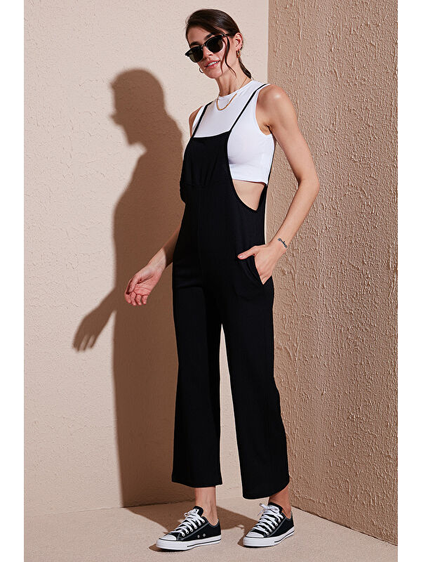 Lela Regular Fit Ayarlanabilir İp Askılı Bahçıvan Tulum 5865789