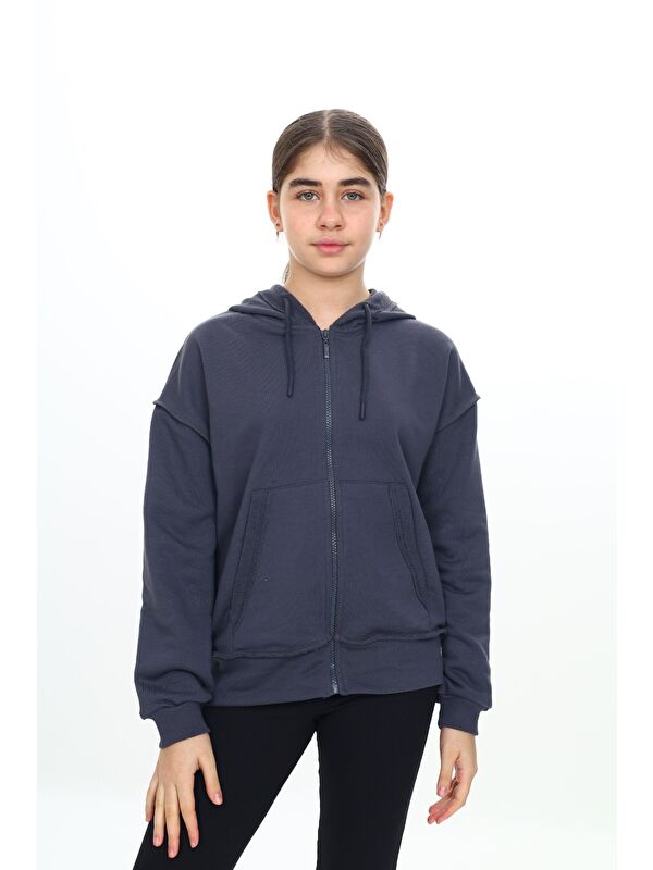 Toontoykids Kız Çocuk Kapüşonlu Hırka