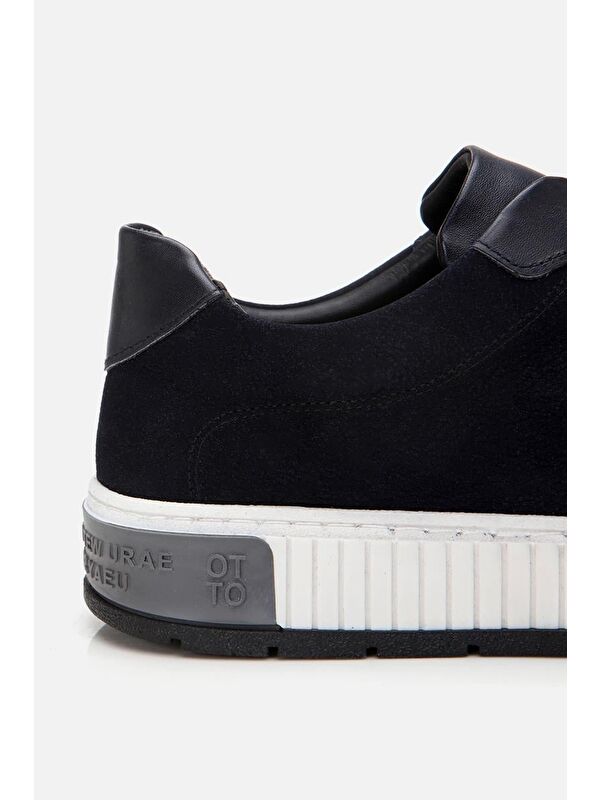 Erkek Nubuk Deri Lacivert Günlük Ayakkabı - Görsel 9