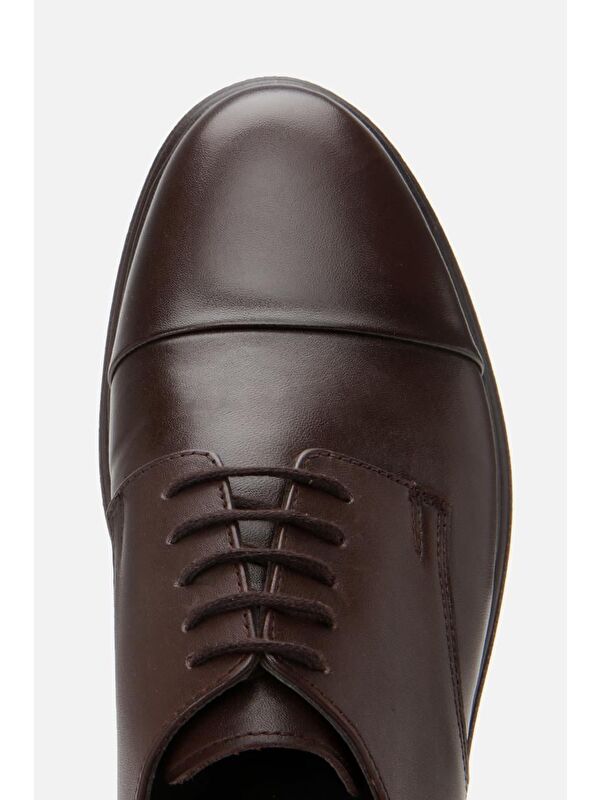 Erkek Deri Kahverengi Hafif Tabanlı Klasik Ayakkabı - Görsel 7