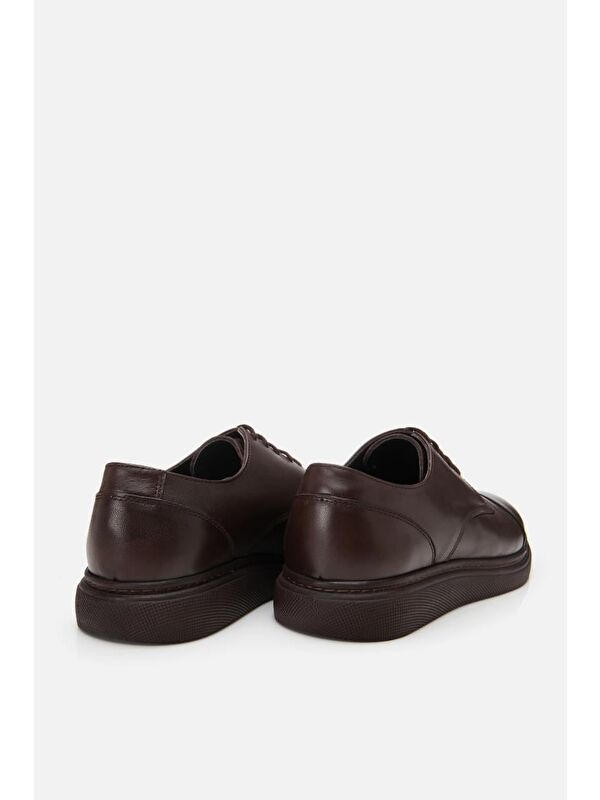 Erkek Deri Kahverengi Hafif Tabanlı Klasik Ayakkabı - Görsel 8