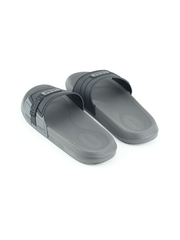 Sport Erkek Yazlık PU Islak Zemine Uygun Günlük Ev Banyo Bahçe Havuz Terlik - Görsel 5