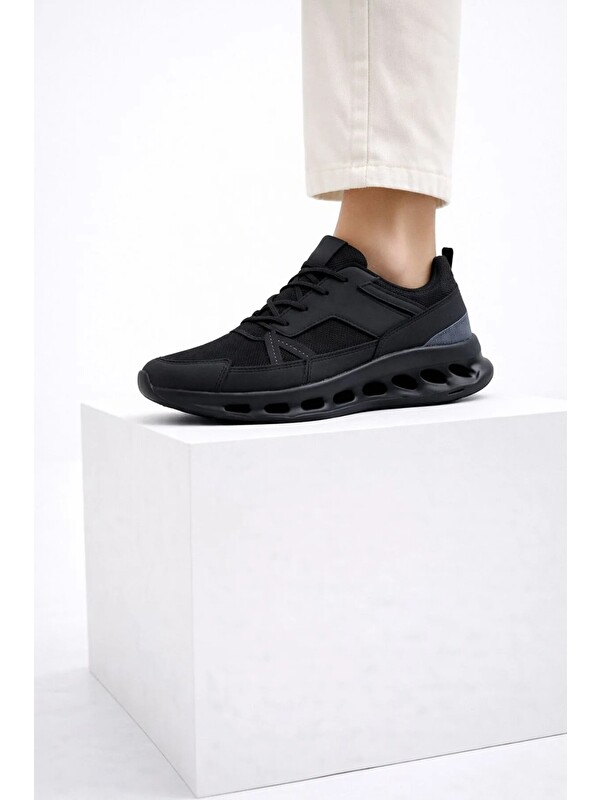 Slipcat Erkek Beyaz Street Style Sneaker Hafif Esnek Taban Günlük Kullanım Spor Yürüyüş Ayakkabısı