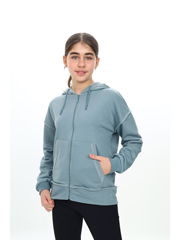 Toontoykids Kız Çocuk Kapüşonlu Hırka