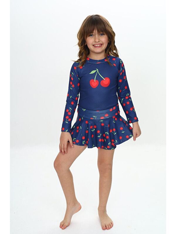 My Kids Wear Etek Detaylı Kız Çocuk Mayo