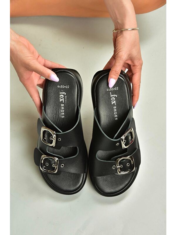 Siyah Kadın Terlik U2964450 - Görsel 2