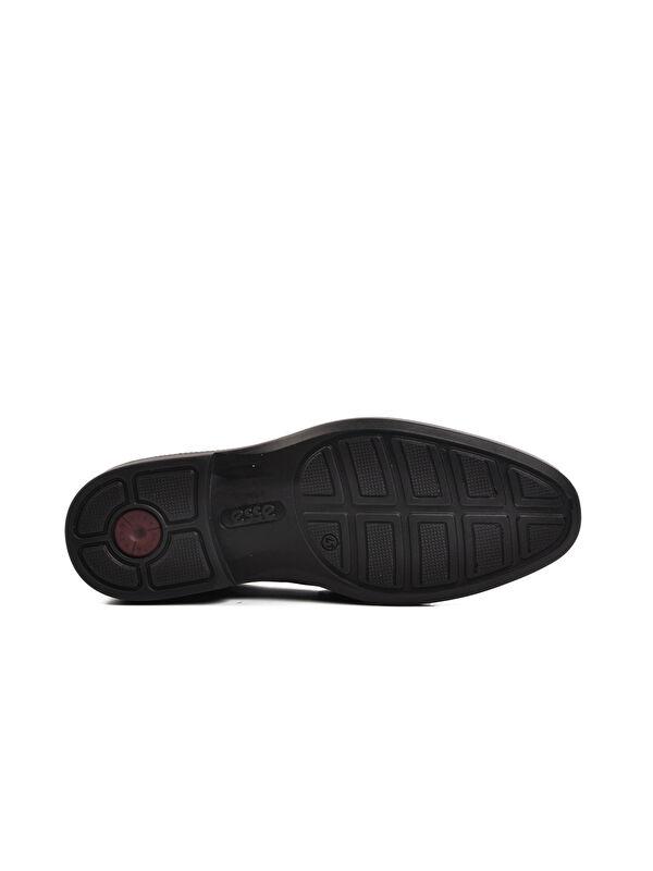 Siyah Ortopedik Geniş Kalıp Deri Erkek Klasik Ayakkabı Esse 28342 - Görsel 6