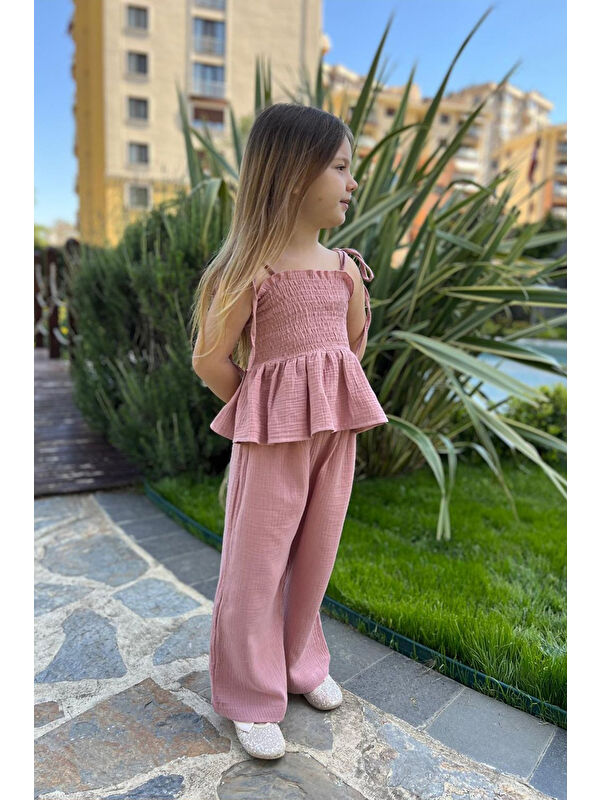 My Kids Wear Fırfır Detaylı Kız Çocuk Takım