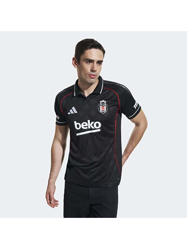 Adidas Beşiktaş Third Erkek Siyah Polo Yaka Forma