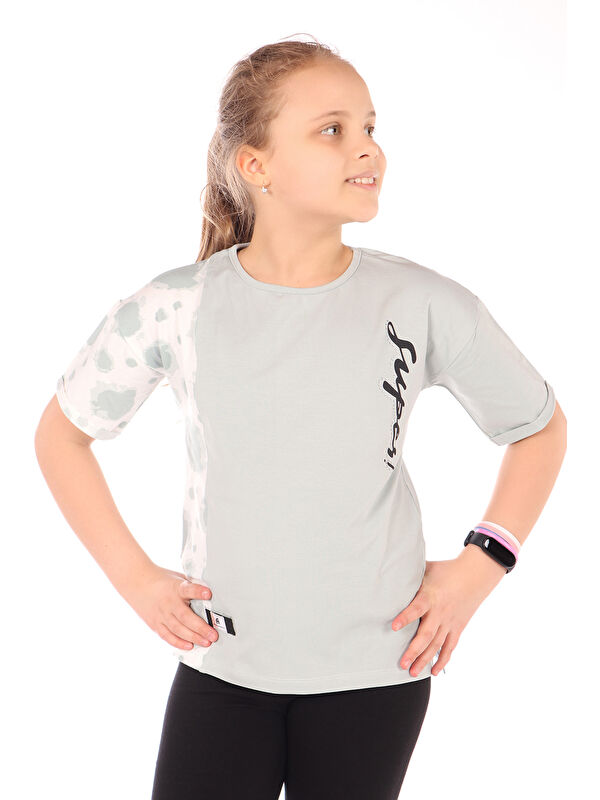 Toontoykids Kız Çocuk Baskılı Tişört