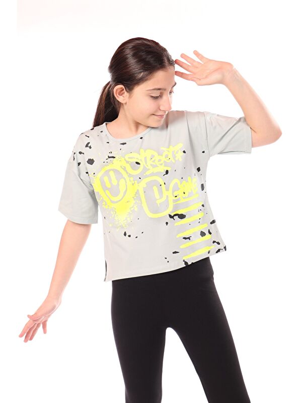 Toontoykids Kız Çocuk Baskılı Tişört
