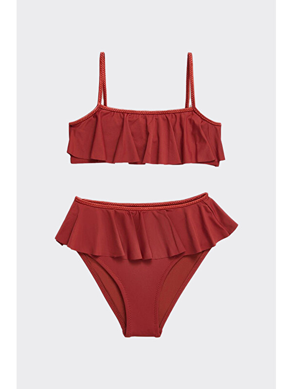 Panço Moeva Kız Çocuk Kırmızı Bikini