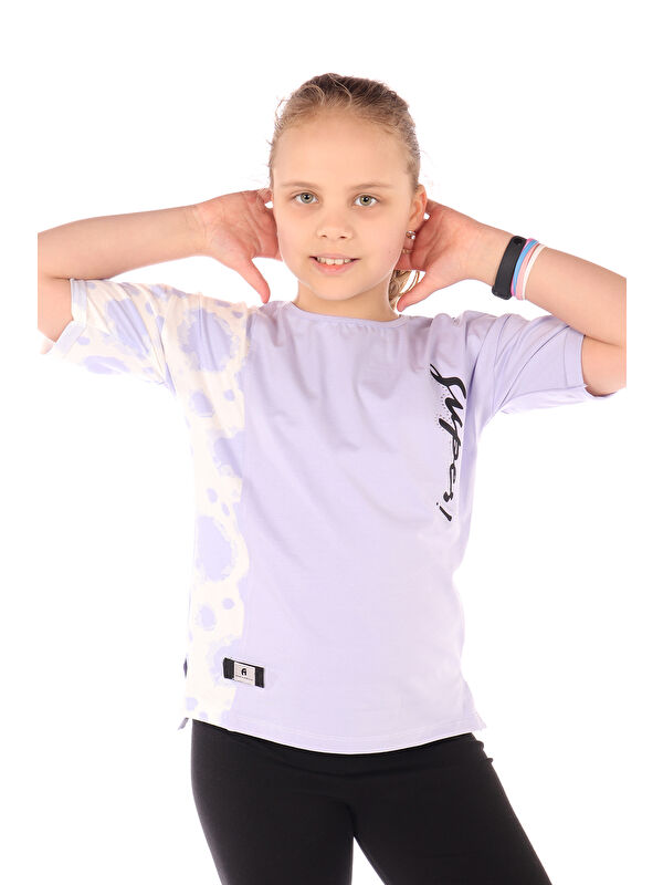 Toontoykids Kız Çocuk Baskılı Tişört