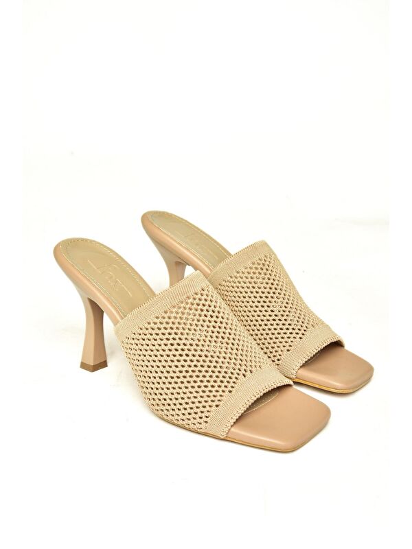 P5900333 Nude Kadın Terlik - Görsel 6