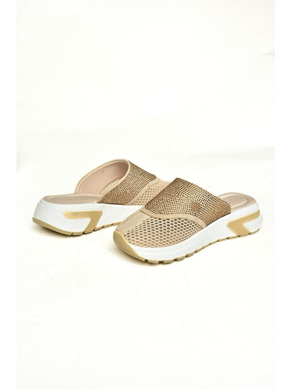 U3125144 Bej Kadın Terlik - Görsel 6