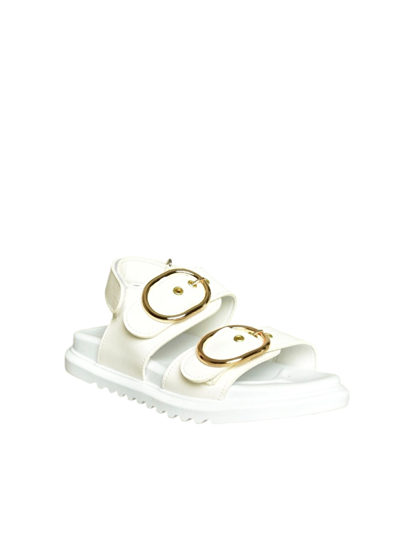 Beyaz Kadın Sandalet U7250921 - Görsel 4