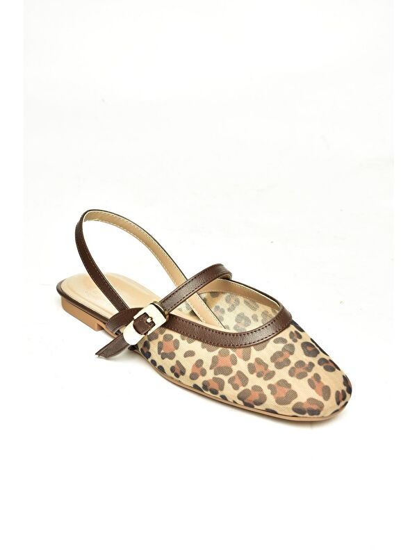 U8200672 Kahverengi Kadın Sandalet - Görsel 3