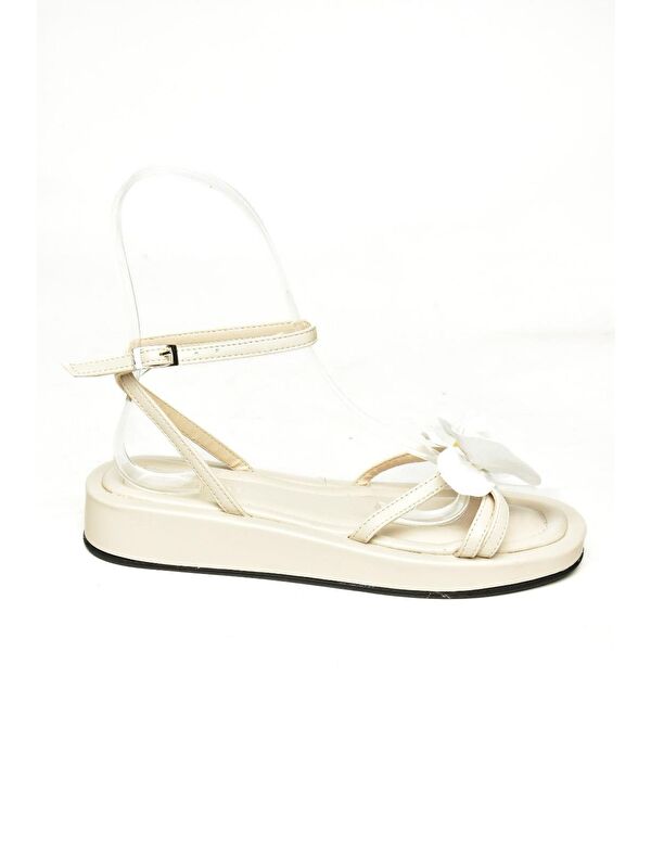 U3429627 Bej Kadın Sandalet - Görsel 3