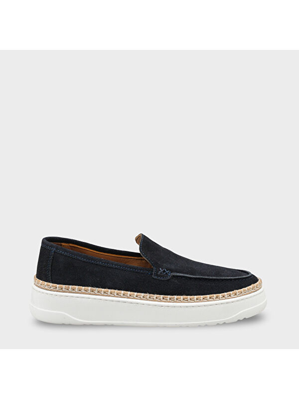 Capone Outfitters Sergen Hakiki Deri Süet İçi Hakiki Deri Astarlı Erkek Loafer Ayakkabı