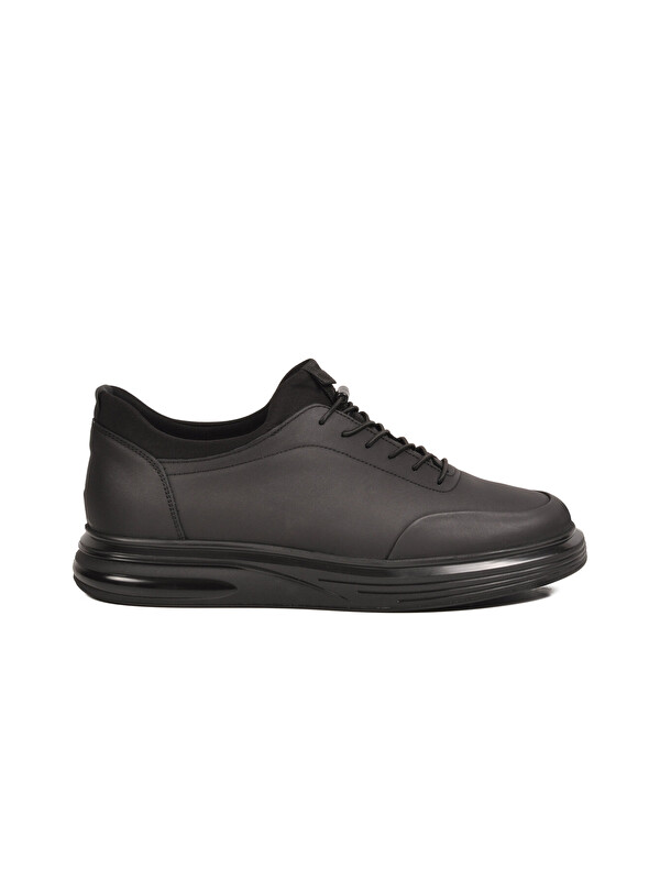 Voyager Siyah Mat Nubuk Memory Foam Erkek Casual Ayakkabı Sneaker 6630-1 M