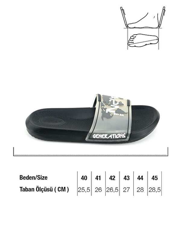 Erkek Yazlık PU Islak Zemine Uygun Ev Banyo Bahçe Havuz Terlik - Görsel 3