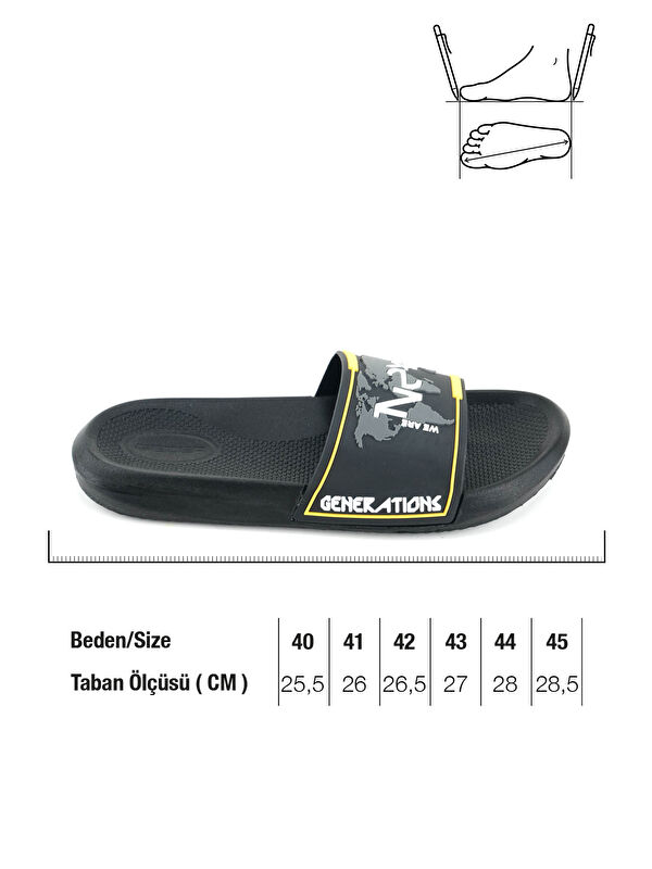 Erkek Yazlık PU Islak Zemine Uygun Ev Banyo Bahçe Havuz Terlik - Görsel 3