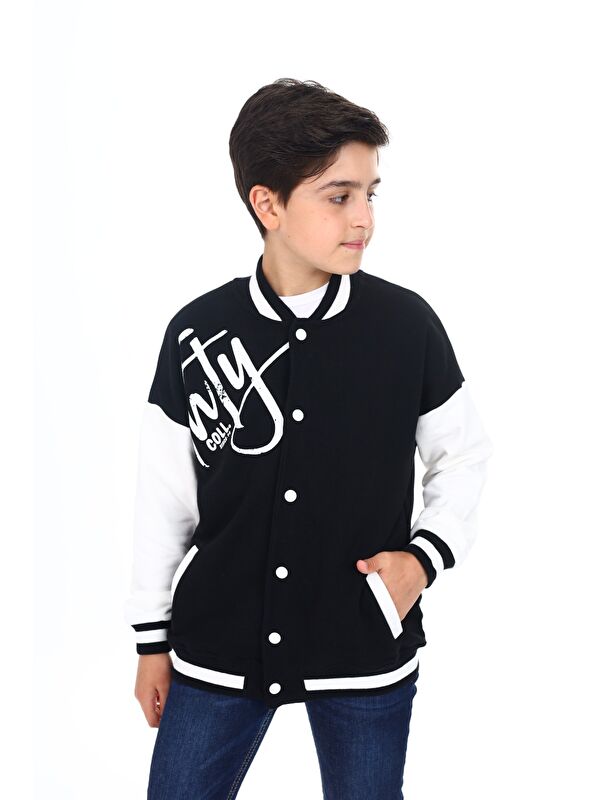 Toontoykids Erkek Çocuk Baskılı Kolej Hırka