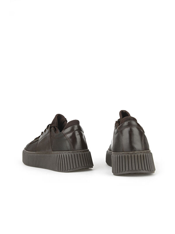 Erkek Hakiki Deri Ayakkabı 1531025Z25092 Kahve - Görsel 4