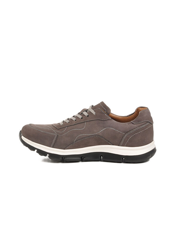 Vizon Nubuk Hakiki Deri Casual Ayakkabı 2519 M - Görsel 3