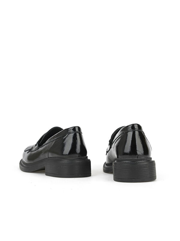 Kadın Hakiki Deri Ayakkabı 153111Z224022 Siyah - Görsel 4