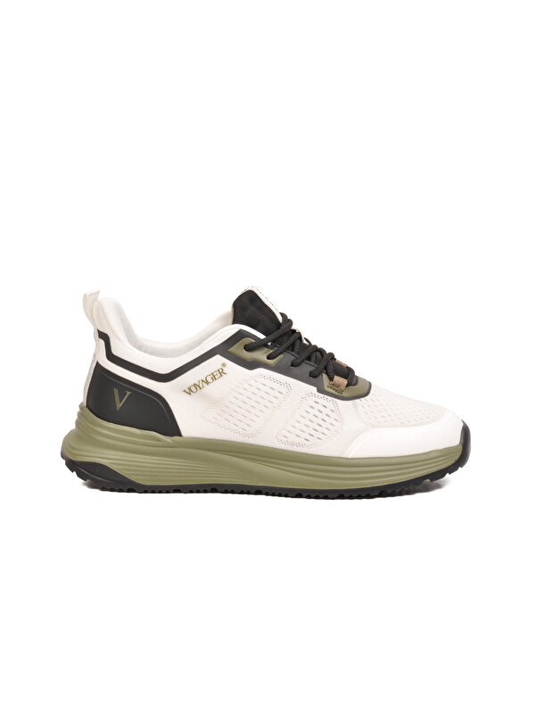 Voyager Beyaz Memory Foam Fileli Nefes Alabilen Erkek Spor Ayakkabı Sneaker E460 M