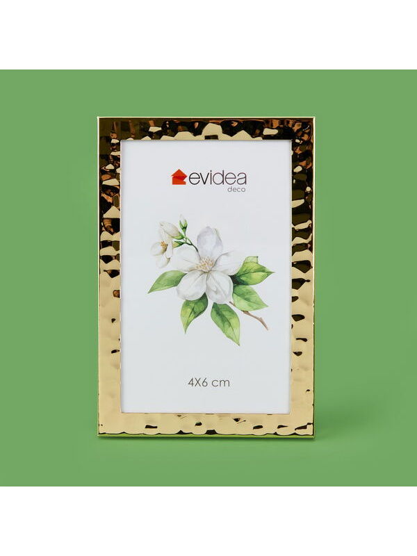 Evidea Deco Palermo Metal Fotoğraf Çerçevesi - Gold - 10x15 cm