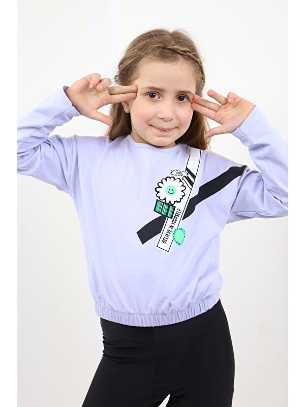 Toontoykids Kız Çocuk Baskılı Tişört