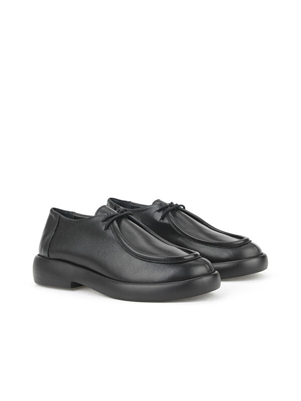 Kadın Hakiki Deri Ayakkabı 1531050Z26102308K Siyah - Görsel 3