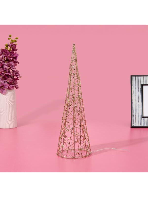 KPM Cone Tree Ledli Dekoratif Aydınlatma - 40 cm